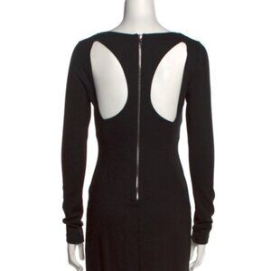 Closet Cleanout - Black Back Cutout Designer Dress